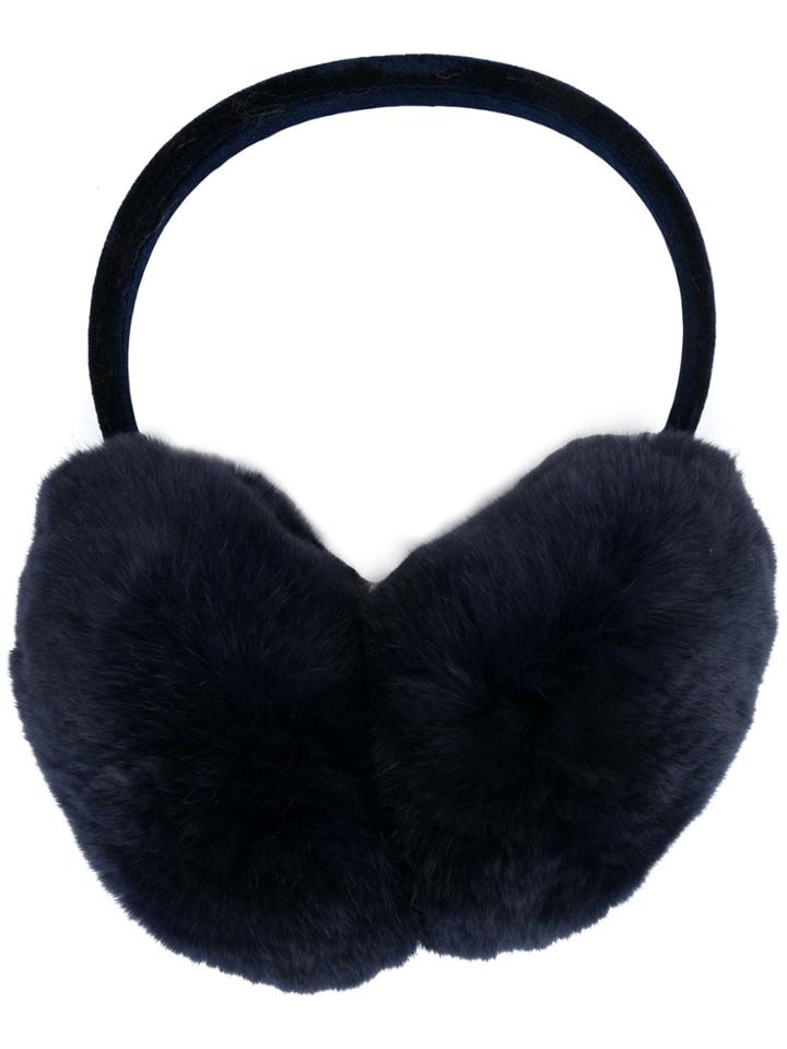 Liska Fur Ear Plugs - Blue