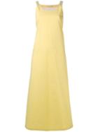 Loose Fit Jersey Dress - Women - Cotton/spandex/elastane - 42, Yellow/orange, Cotton/spandex/elastane, Fabiana Filippi
