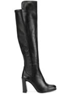 Stuart Weitzman All Jill Over Knee Boots - Black