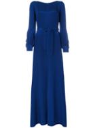 Goat - Eveline Maxi Dress - Women - Silk - 8, Blue, Silk