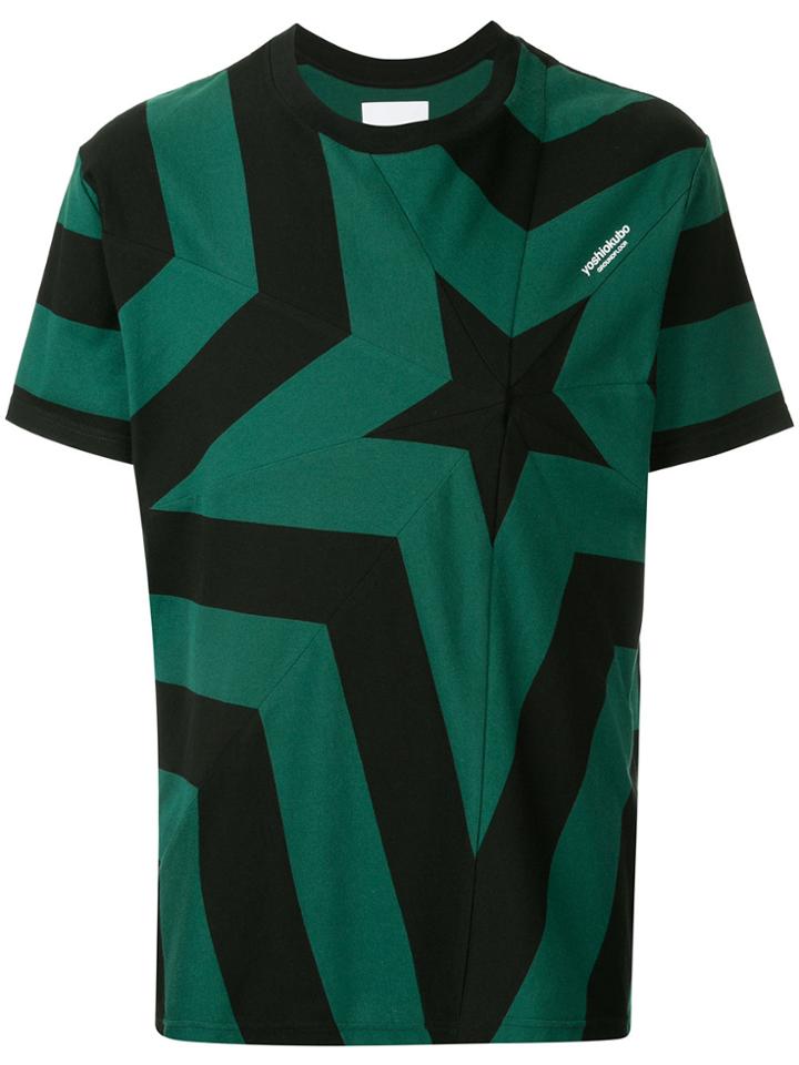 Yoshiokubo Star Print T-shirt - Green