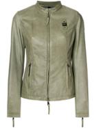 Blauer Fitted Zipped Jacket - Green