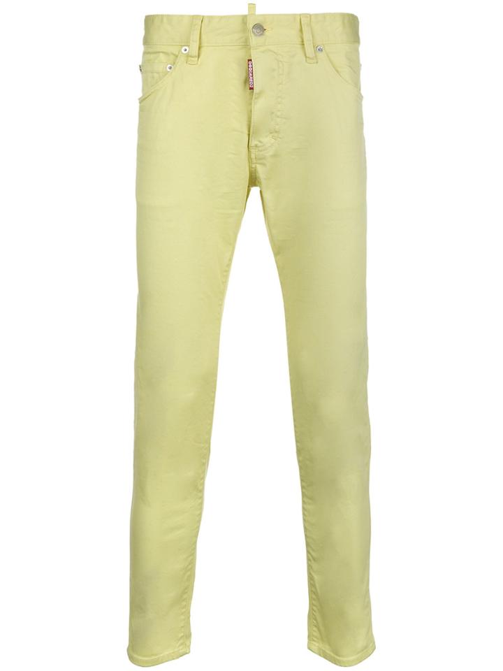 Dsquared2 Skinny Dan Jeans - Yellow & Orange