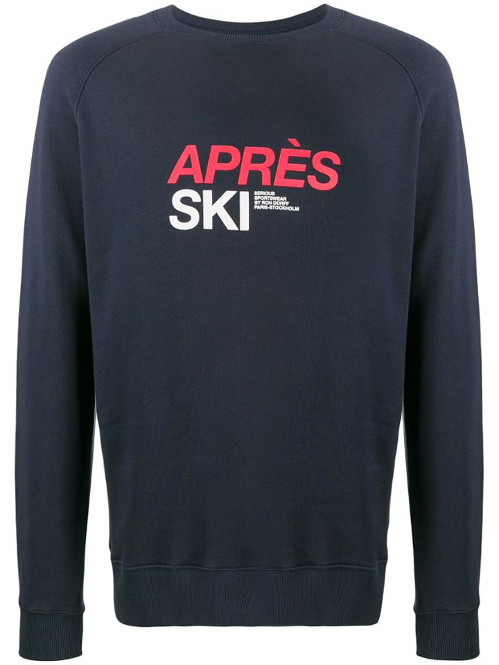 Ron Dorff Sweatshirt Apres Ski - Blue