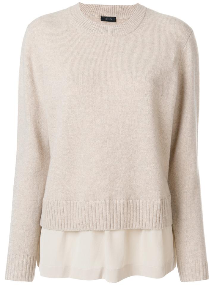 Joseph Layered Detail Jumper - Nude & Neutrals