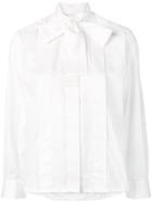 Céline Vintage 1970's Jacquard Shirt - White