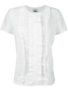 Twin-set Eyelet Lace T-shirt, Women's, Size: Xxs, White, Cotton