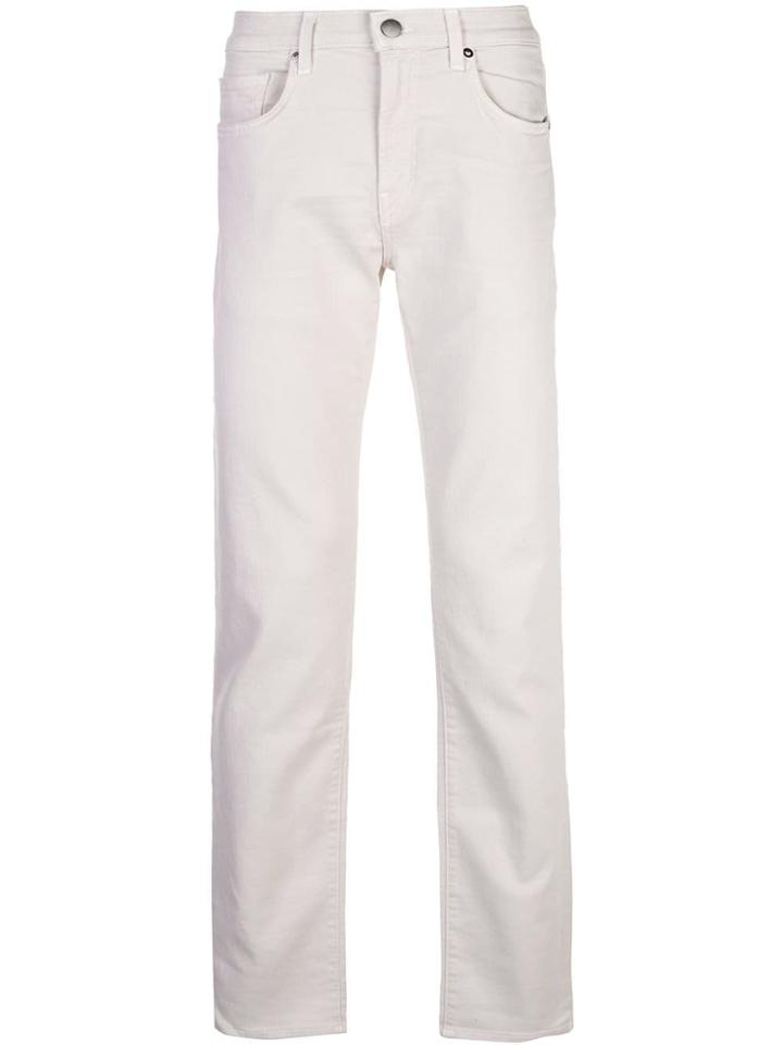 J Brand Kane Slim Fit Trousers - White