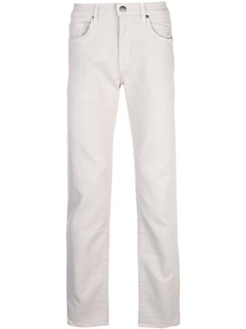 J Brand Kane Slim Fit Trousers - White