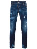 Dsquared2 - Distressed Slim-fit Jeans - Men - Cotton/spandex/elastane - 50, Blue, Cotton/spandex/elastane