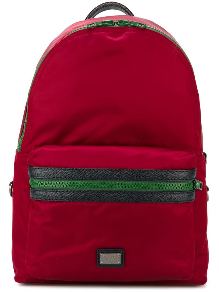 Dolce & Gabbana Vulcano Backpack, Red, Nylon