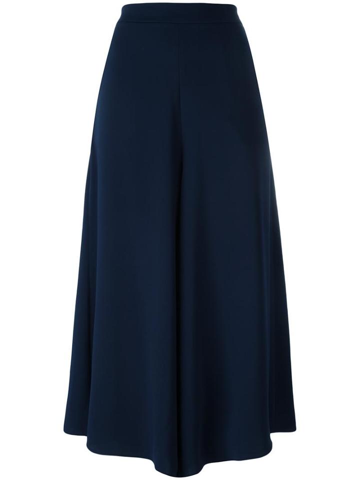 P.a.r.o.s.h. Panterax Wide Leg Trousers, Women's, Size: Large, Blue, Polyester