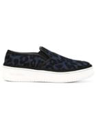 Neil Barrett Leopard Effect Sneakers