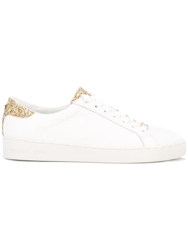 Michael Kors Glitter Detail Sneakers - White