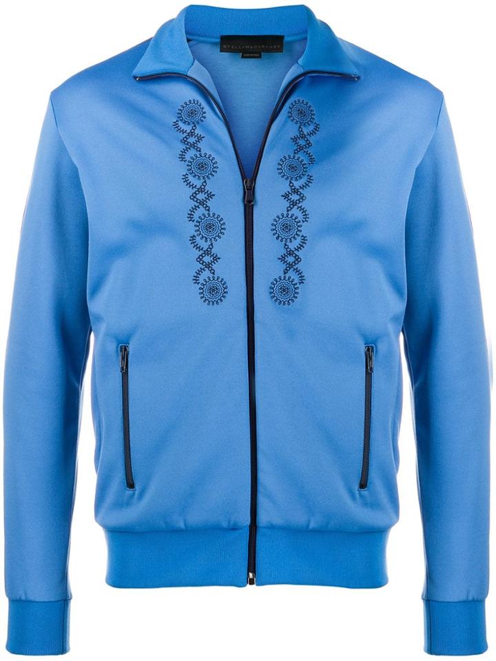 Stella Mccartney Embroidered Track Jacket - Blue