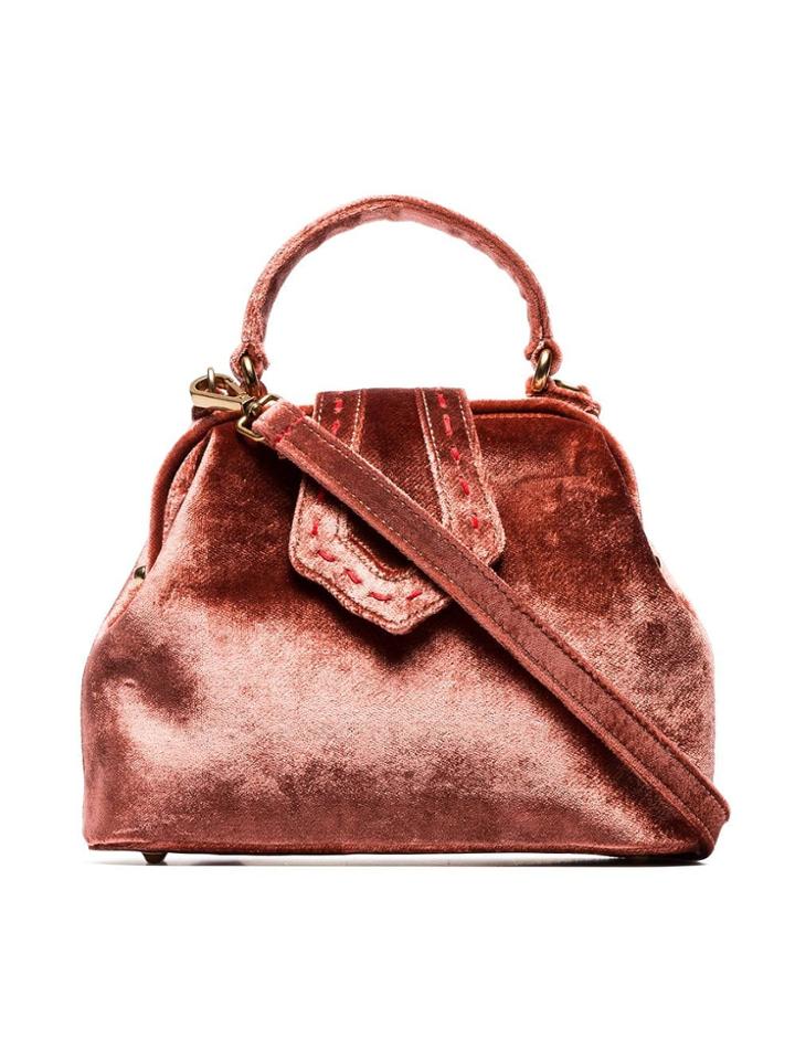 Mehry Mu Velvet Jung Mini Tote Bag - Pink & Purple