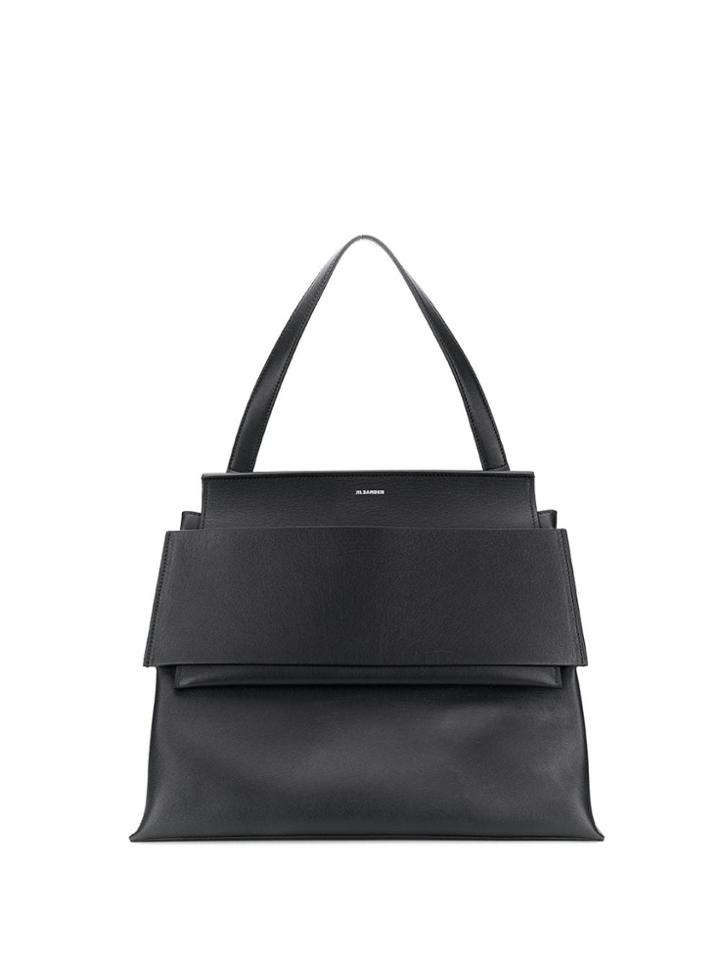 Jil Sander Bridge Tote - Black