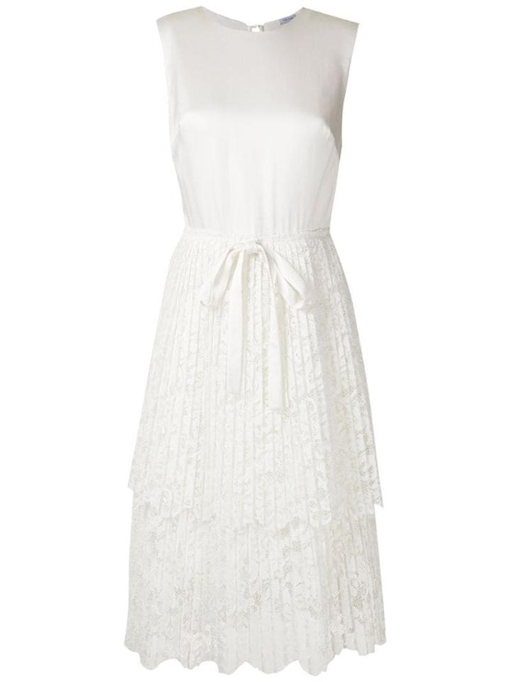 Tufi Duek Vestido Curto Detalhe Renda - White