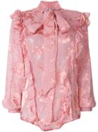 Preen By Thornton Bregazzi Billie Blouse - Pink & Purple