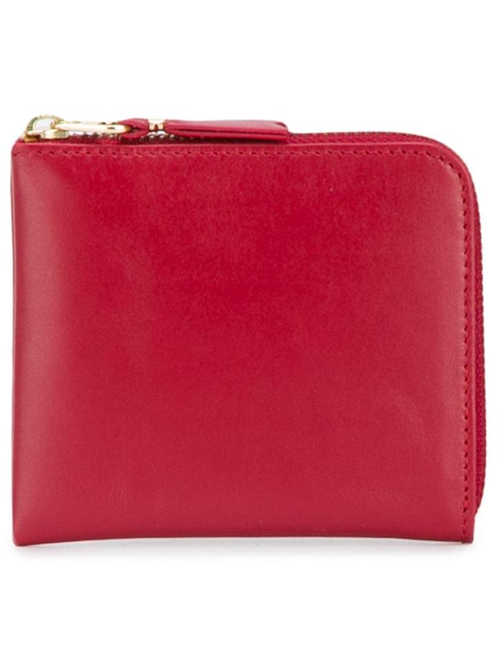 Comme Des Garçons Wallet Zip Around Purse - Red