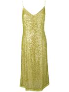 Walk Of Shame Sequins Embellished Dress - Green