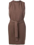 Rick Owens Short Sleeveless Dress - Brown