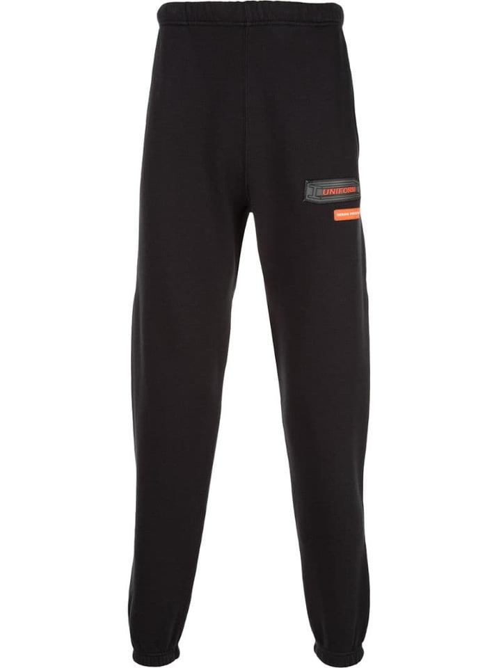 Heron Preston Uniform Patch Track Pants - Black