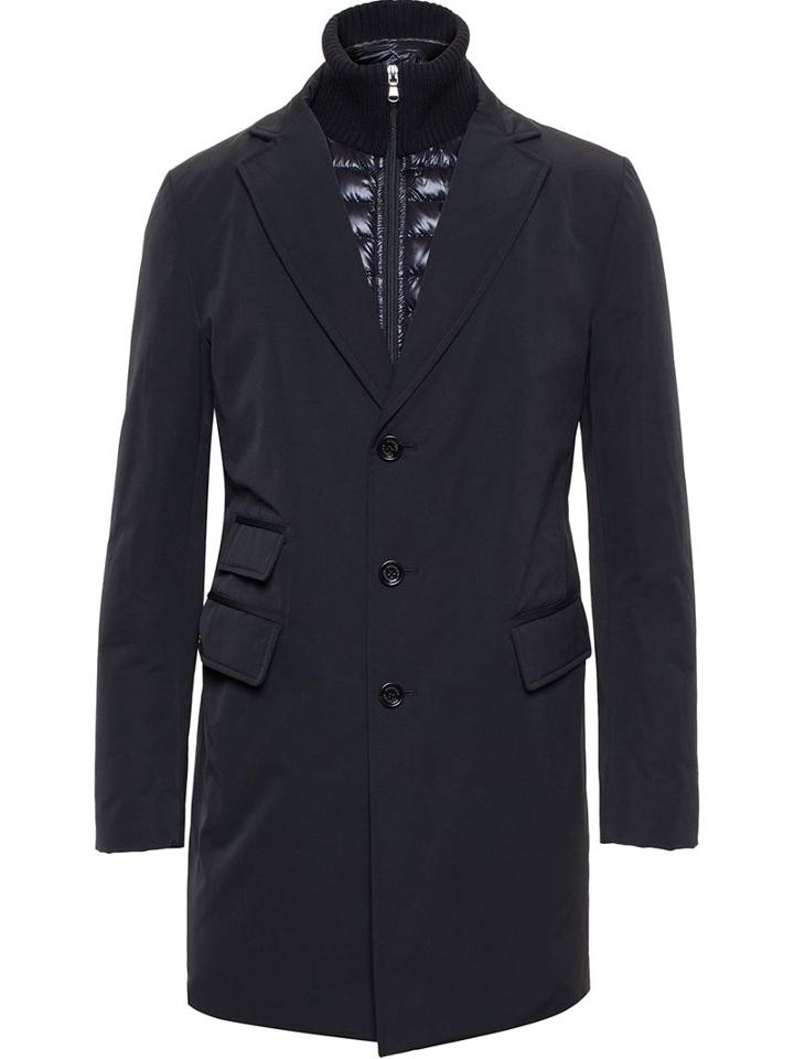 Moncler Technical Mac With Quilted Lining