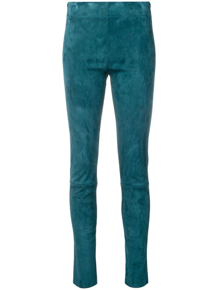 Jil Sander Panelled Leggings - Blue