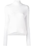 Io Ivana Omazic Turtleneck Jumper, Women's, Size: Small, White, Viscose/spandex/elastane