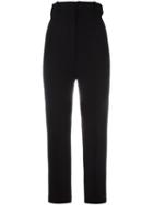 Jacquemus 'sainte' Cropped Trousers, Women's, Size: 36, Black, Wool