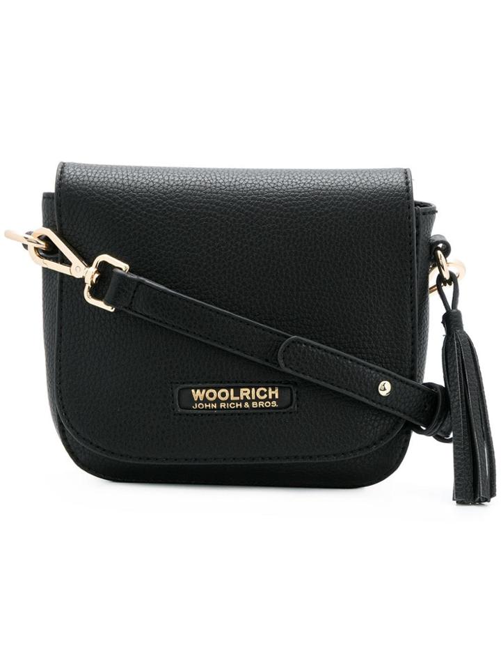 Woolrich Ethnic Motif Shoulder Bag - Black