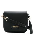 Woolrich Ethnic Motif Shoulder Bag - Black