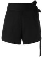 Iro Tailored Shorts, Women's, Size: 36, Black, Cotton/viscose