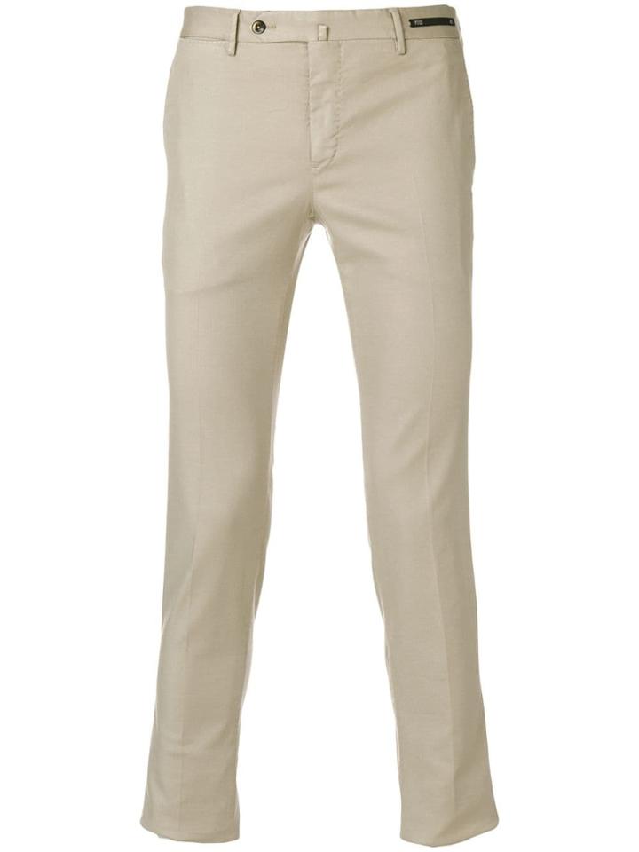 Pt01 Side Fastened Trousers - Neutrals