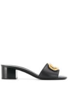 Valentino Valentino Garavani Go Logo Sandals - Black