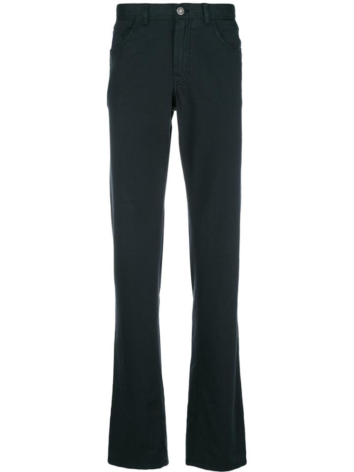 Brioni Regular Slim Fit Trousers - Green