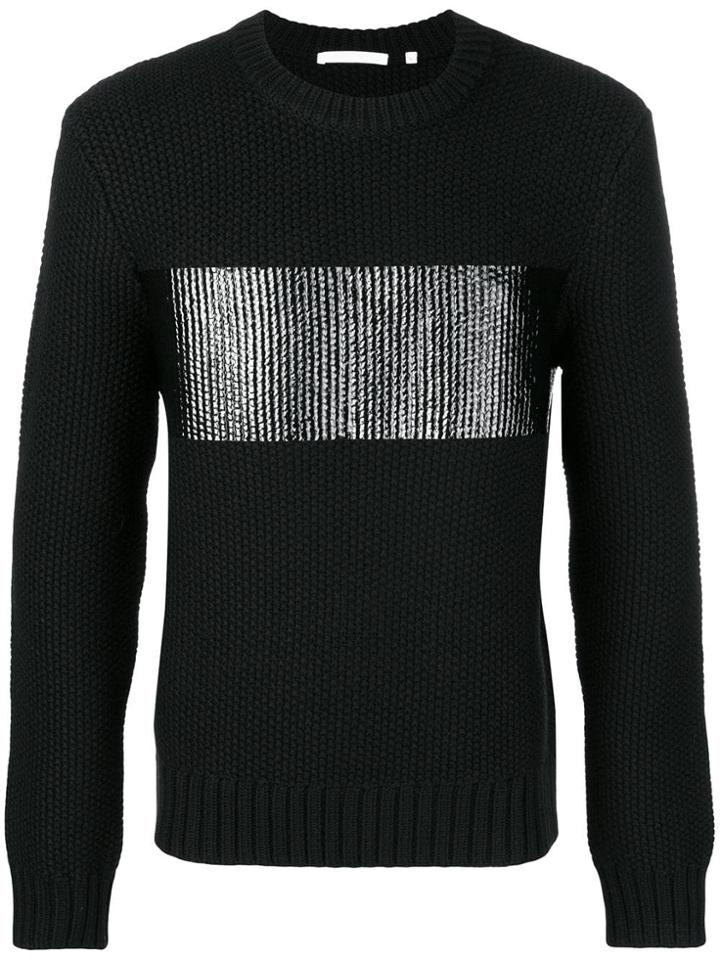 Helmut Lang Chunky Knit Jumper - Black
