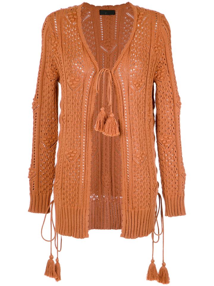 Nk Knit Cardigan - Brown