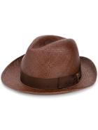 Borsalino Classic Panama Hat - Brown