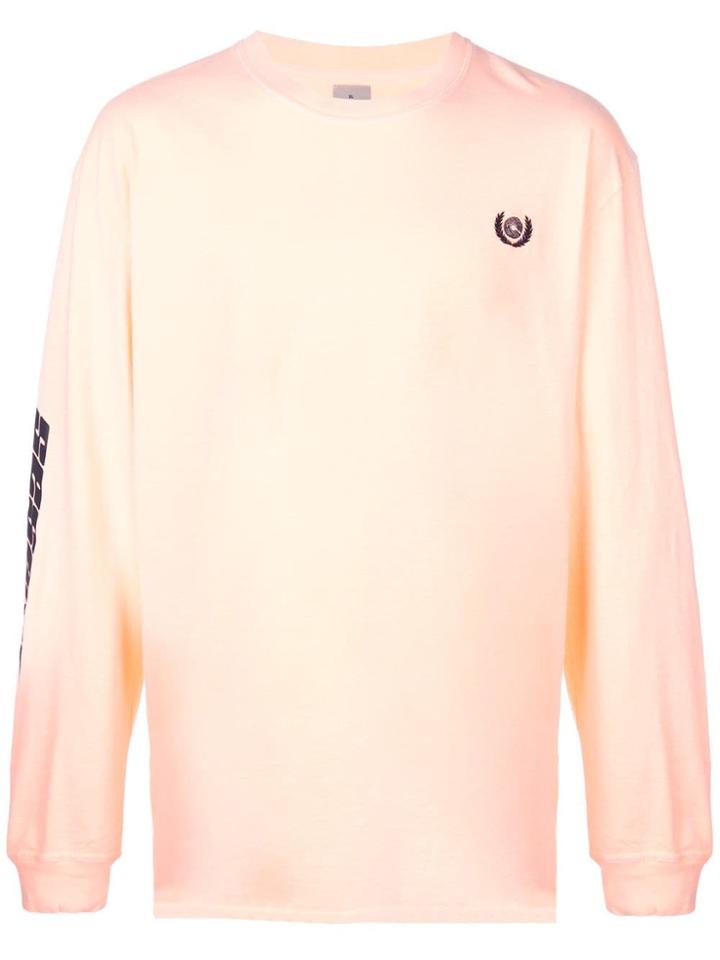 Yeezy Printed Sleeve Sweatshirt - Orange