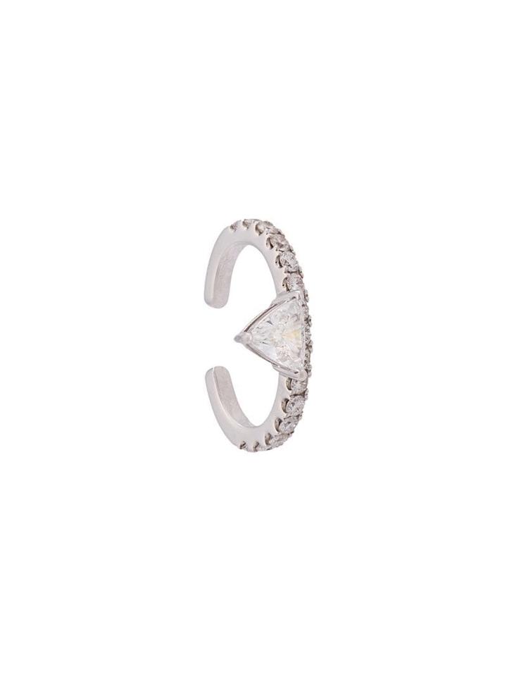 Anita Ko Luxe Triangle Diamond Ear Cuff - Whtgld