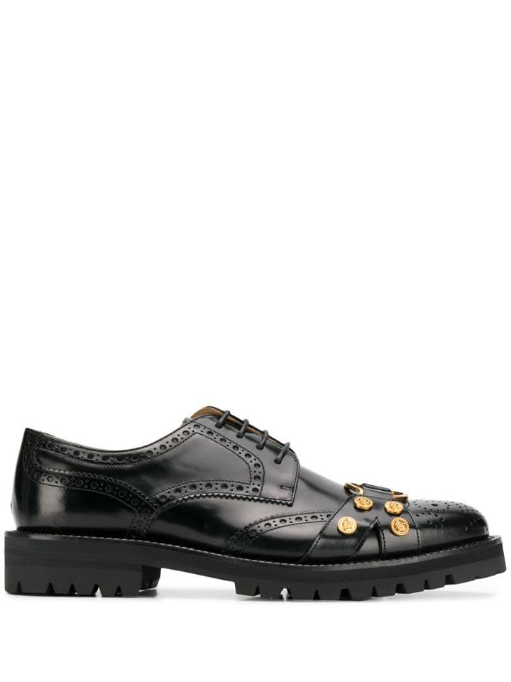 Versace Tribute Brogues - Black