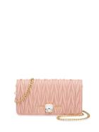 Miu Miu Matelassé Crystal Mini-bag - Pink