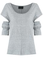 Andrea Bogosian Cut Out Details Top - Grey