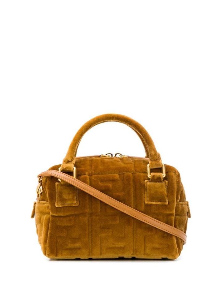 Fendi Small Boston Bag - Brown