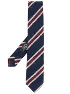 Nicky Striped Woven Tie - Blue