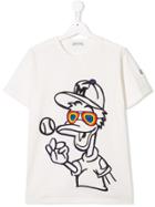 Moncler Kids Teen Duck Print T-shirt - White