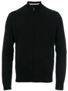 Z Zegna Zipper Long Sleeved Sweater - Black