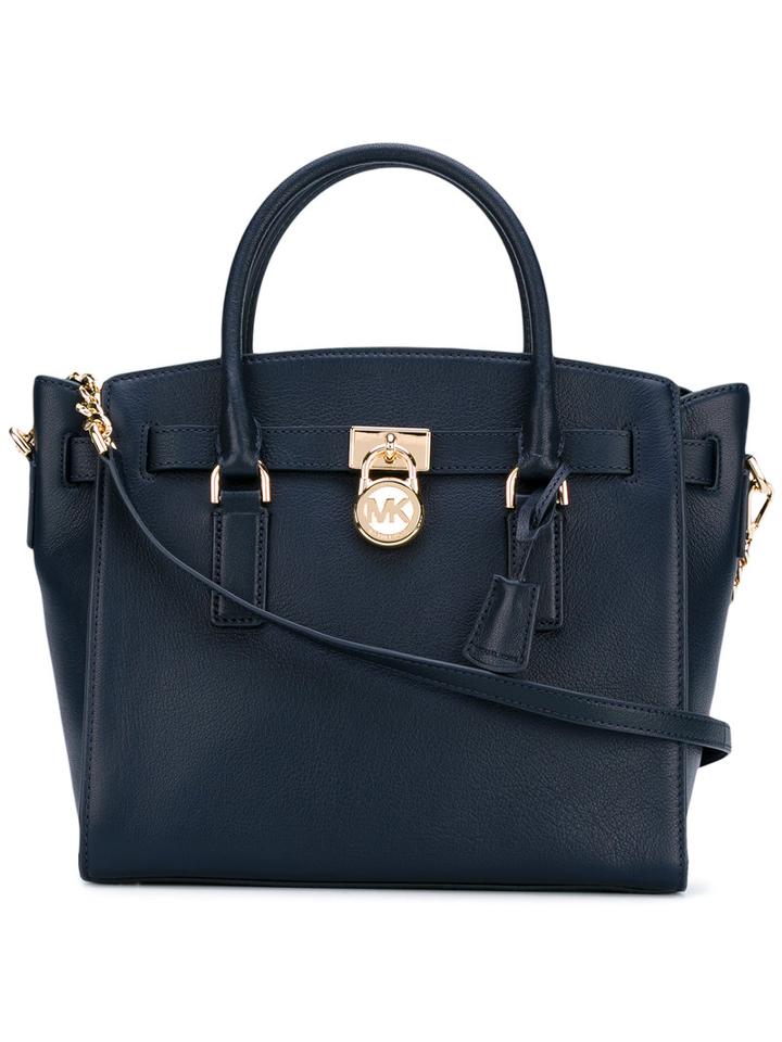 Michael Michael Kors - Top-handle Tote - Women - Leather - One Size, Women's, Blue, Leather
